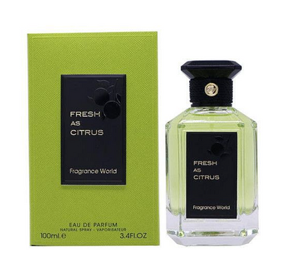 Fresh As Citrus Eau De Parfum By Fragrance World 100ml 3.4 FL OZ