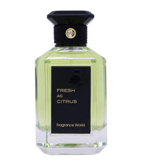 Fresh As Citrus Eau De Parfum By Fragrance World 100ml 3.4 FL OZ